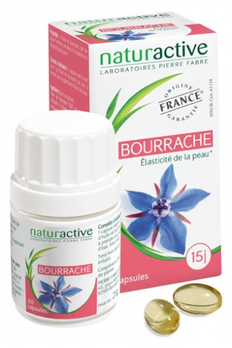 Naturactive Bourrache 30 Capsules - Pharmacie Agnès Praden à Alès
