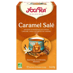 Yogi Infusions Caramel Salé 17 Sachets - Pharmacie Agnès Praden à Alès