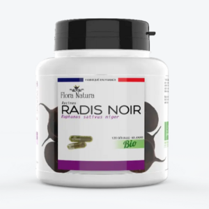 Flora Natura® Radis Noir BIO - 120 Gélules - Pharmacie Agnès Praden à Alès