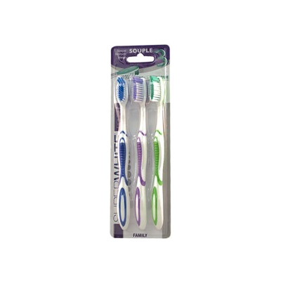 Superwhite lot de 3 brosses à dents souple - Pharmacie Agnès Praden à Alès
