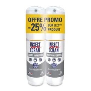 Insect Ecran Zones Infestées Anti-Moustiques 100ml Lot de 2 - Pharmacie Agnès Praden à Alès