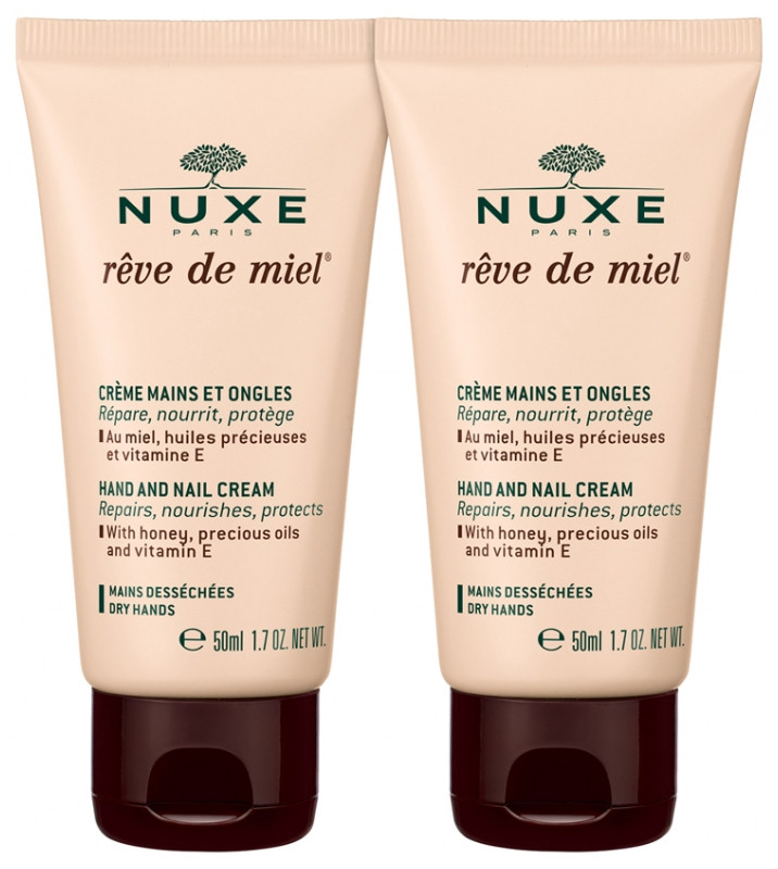 Nuxe Rêve de Miel Crème Mains et Ongles Lot de 2 x 50 ml - Pharmacie Agnès Praden à Alès