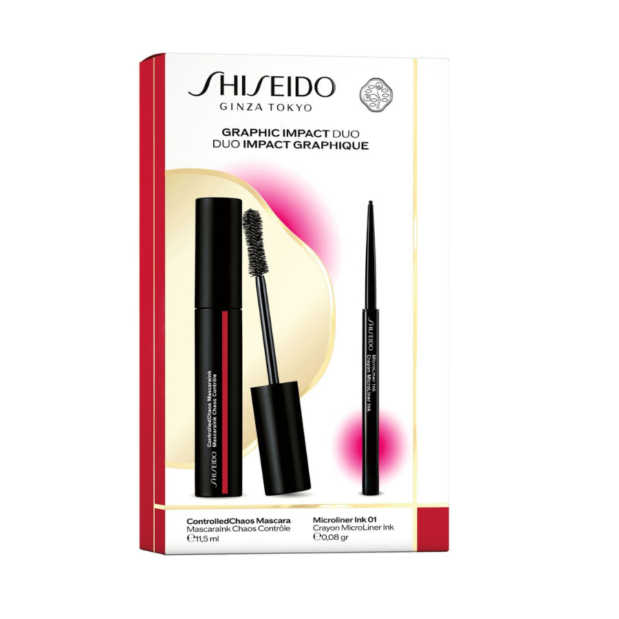 Shiseido Coffret Mascara ControlledChaos Noir 11,5ml + Crayon MicroLiner Ink Noir 
