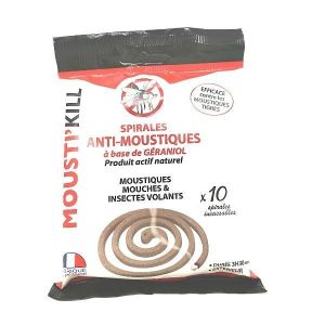 Pharma Mousti'Kill 10 Spirales Anti-Moustiques 10 Spirales - Pharmacie Agnès Praden à Alès