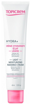 Topicrem HYDRA+ Crème Hydratante Éclat Légère 40 ml - Pharmacie Agnès Praden à Alès