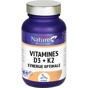 Kersiens Micronutrition Vitamines D3 + K2 60 Gélules - Pharmacie Agnès Praden à Alès