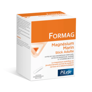 Pileje Formag Magnesium Marin Adulte 20 sticks - Pharmacie Agnès Praden à Alès