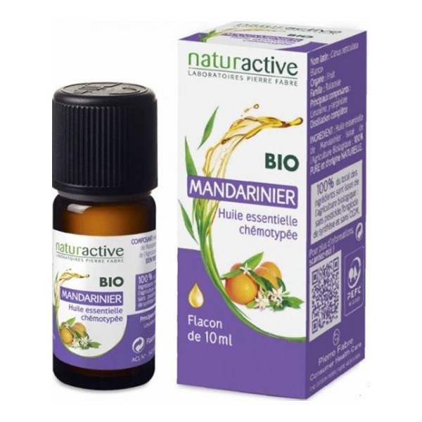 Naturactive mandarinier huile essentielle bio 10ml - Pharmacie Agnès Praden à Alès
