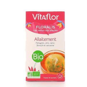 Vitaflor Bio Tisane Allaitement 18 Sachets - Pharmacie Agnès Praden à Alès