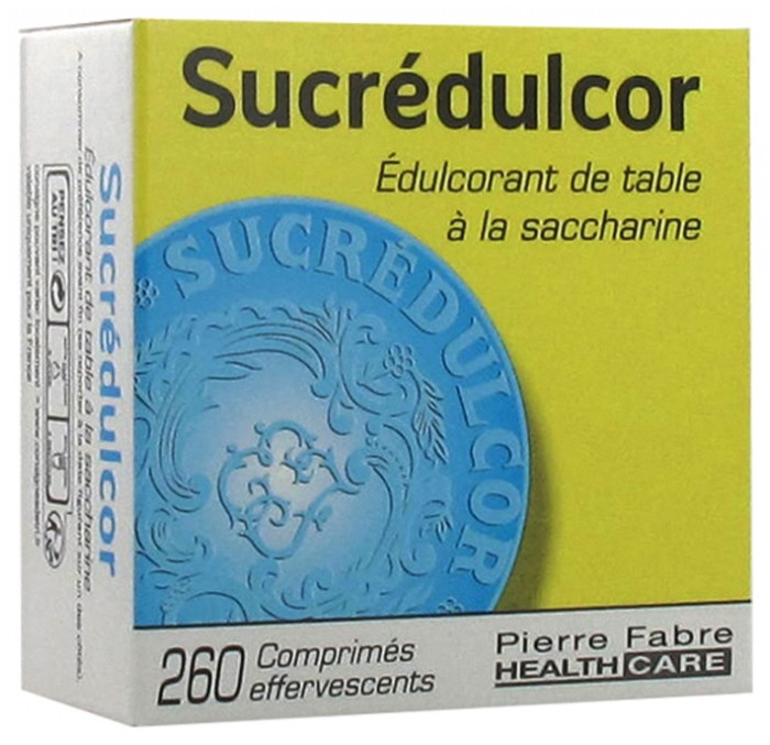 Sucredulcor edulcorant de table à la saccharine 260 comprimés - Pharmacie Agnès Praden à Alès