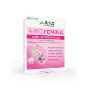 Arkopharma ArkoFemina Confort Ménopause Boîte de 60 Gélules - Pharmacie Agnès Praden à Alès