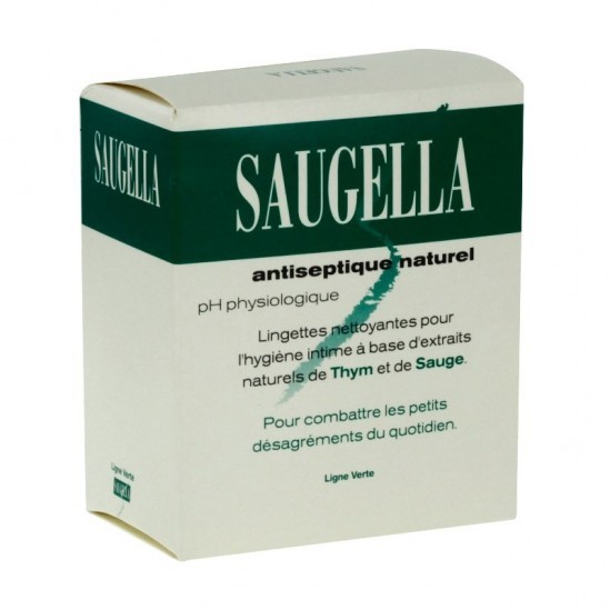 Saugella lingettes antiseptiques 10 lingettes - Pharmacie Agnès Praden à Alès