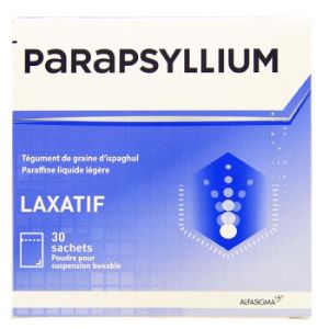 Alfasigma Parapsyllium Poudre Suspension Buvable 30 Sachets 10g - Pharmacie Agnès Praden à Alès
