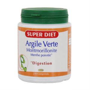 Super Diet Argile Verte Digestion 250 Comprimés - Pharmacie Agnès Praden à Alès