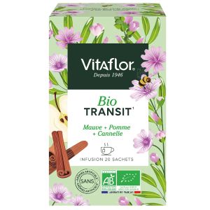 Vitaflor Tisane Transit Bio 20 Sachets - Pharmacie Agnès Praden à Alès