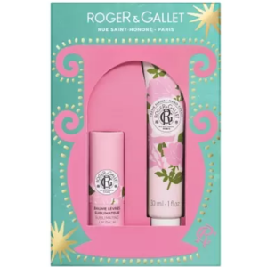  Roger & Gallet Coffret Rose Crème Mains 30 ml + Baume Lèvres - Pharmacie Agnès Praden à Alès
