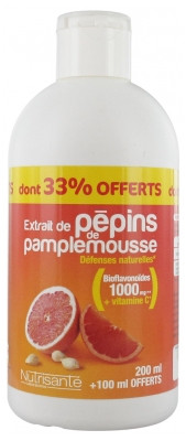 Extrait de Pépins de Pamplemousse 200 ml + 100 ml Offerts - Pharmacie Agnès Praden à Alès
