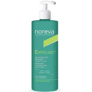 Noreva Exfoliac Gel Moussant Doux - Visage & Corps 1L - Pharmacie Agnès Praden à Alès