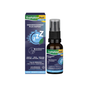 EuphytoseNuit Spray 1 mg 20 ml - Pharmacie Agnès Praden à Alès