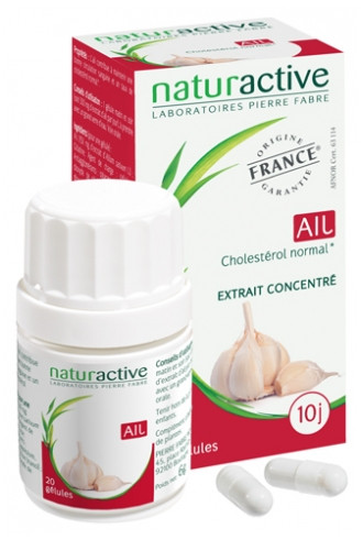Naturactive Ail 20 Gélules - Pharmacie Agnès Praden à Alès