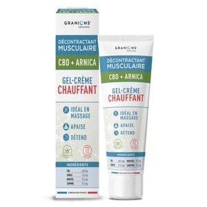 Laboratoire des Granions Décontractant Musculaire Cbd+Arnica Gel 75ml - Pharmacie Agnès Praden à Alès