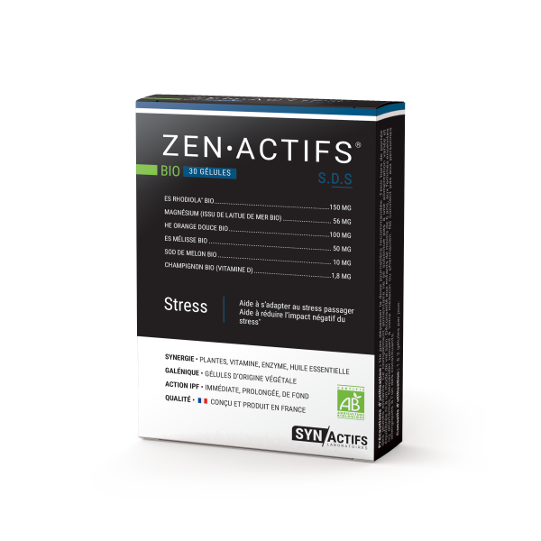 Aragan Zen Actifs Bio 30 Gélules - Pharmacie Agnès Praden à Alès