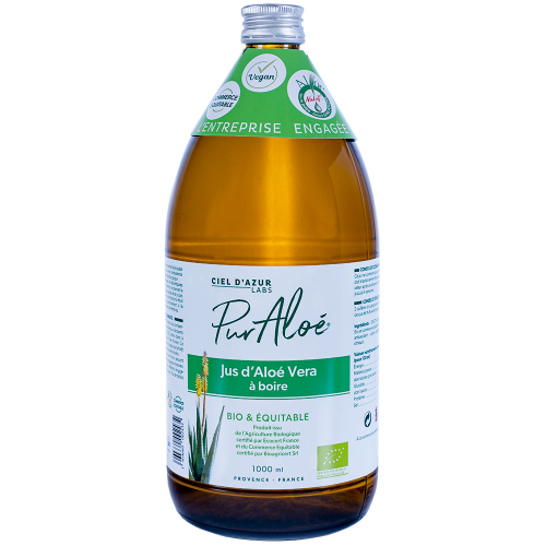 Pur Aloe Jus à boire à l'Aloé Vera 1L - Pharmacie Agnès Praden à Alès