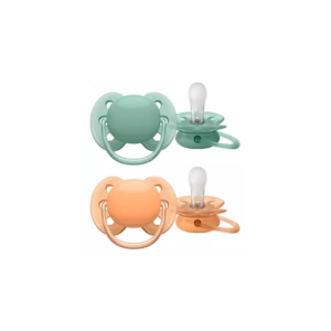  Avent Ultra Soft 2 Sucettes Orthodontiques 18 Mois et + - Pharmacie Agnès Praden à Alès