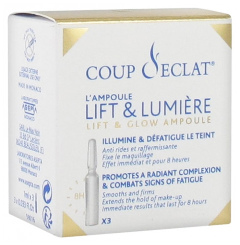 Coup d'Éclat 3 Ampoules Lift & Lumière - Pharmacie Agnès Praden à Alès