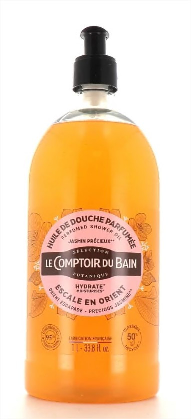 Comptoir du Bain Huile de douche Jasmin précieux 1 L - Pharmacie Agnès Praden à Alès