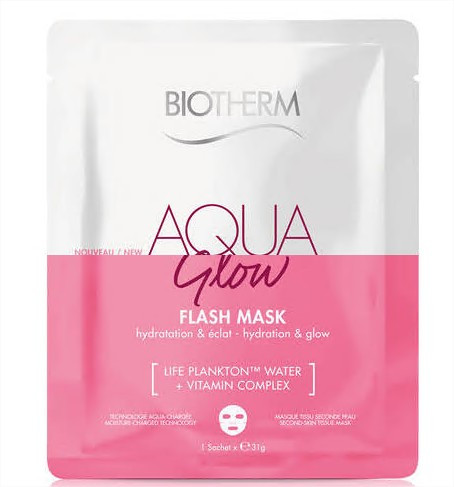 Biotherm masque flash Aqua Glow 31g - Pharmacie Agnès Praden à Alès