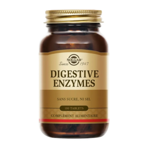 Solgar Digestive Enzymes 100 comprimés - Pharmacie Agnès Praden à Alès