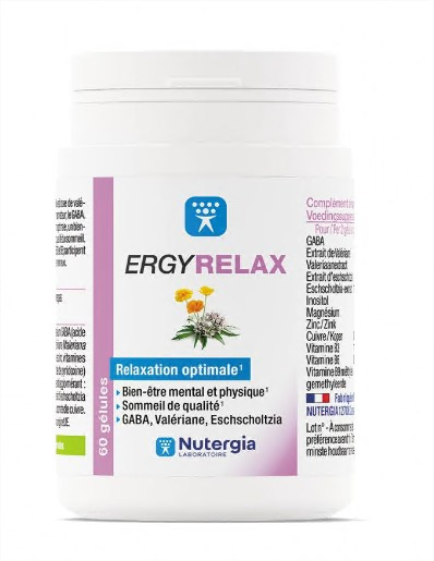 Nutergia Ergyrelax 60 Gélules - Pharmacie Agnès Praden à Alès