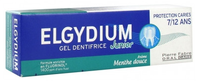 Elgydium junior 7/12 menthe douce 50ml - Pharmacie Agnès Praden à Alès