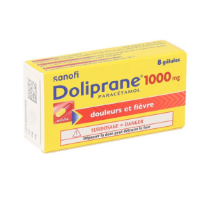 Sanofi Doliprane 1000 mg 8 Gélules - Pharmacie Agnès Praden à Alès