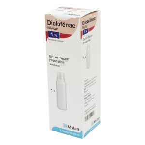 Mylan Diclofenac 1 %, Gel - Flacon Pressurisé 100 ml - Pharmacie Agnès Praden à Alès