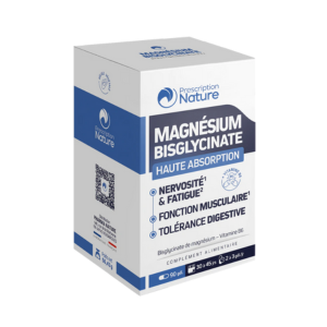 Prescription Nature Magnésium Bisglynate 90 gélules  - Pharmacie Agnès Praden à Alès
