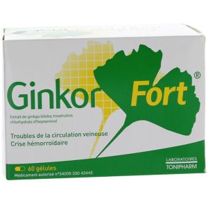 Bouchara Ginkor Fort 60 Gélules - Pharmacie Agnès Praden à Alès