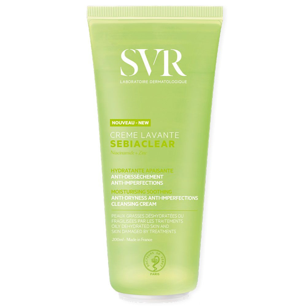 SVR Sebiaclear Crème Lavante Anti Imperfections 200ml - Pharmacie Agnès Praden à Alès