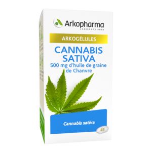 Arkopharma Arkogélules Cannabis Sativa 45 Capsules - Pharmacie Agnès Praden à Alès