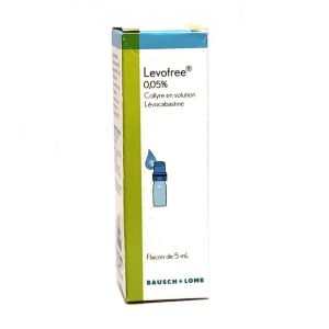 Bausch & Lomb Levofree 0.05% Collyre - 5 ml - Pharmacie Agnès Praden à Alès