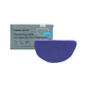 Comme Avant Shampoing Solide aux Pigments Bleu Ultramarine 70 g - Pharmacie Agnès Praden à Alès