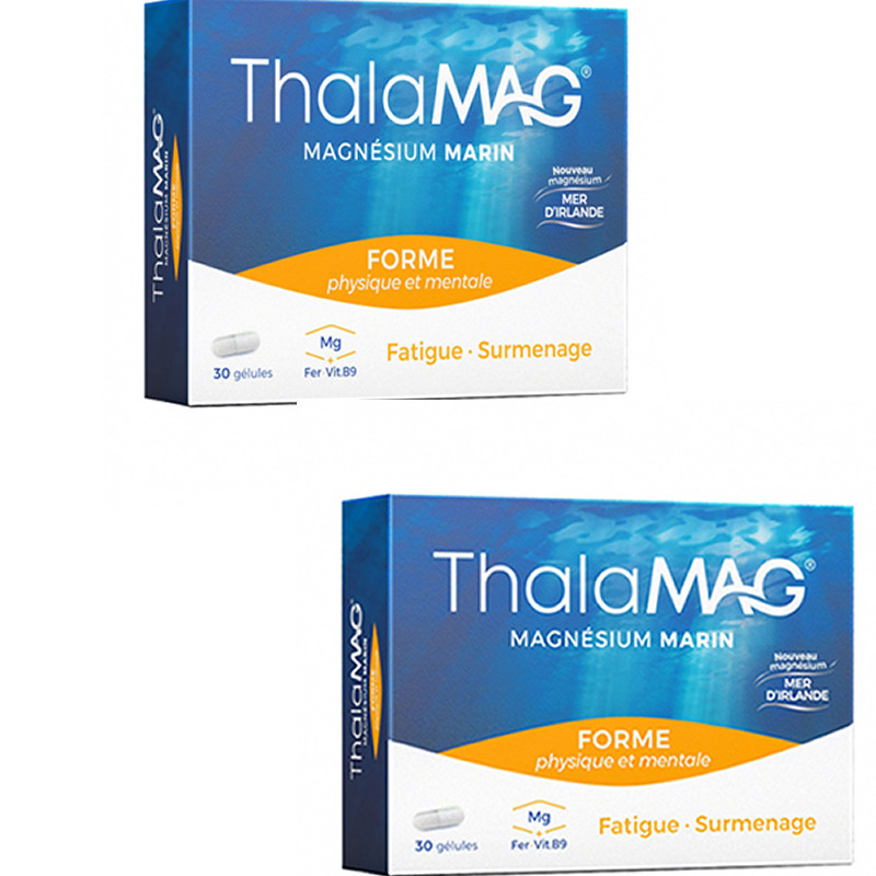 Thalamag forme physique et mentale 2x60 gélules - Pharmacie Agnès Praden à Alès