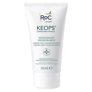 Roc Keops Déodorant Crème Anti-Transpirante 30ml - Pharmacie Agnès Praden à Alès