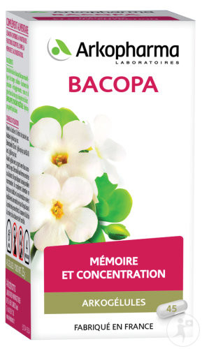 Arkopharma Arkogélules Bacopa 45 Gélules - Pharmacie Agnès Praden à Alès