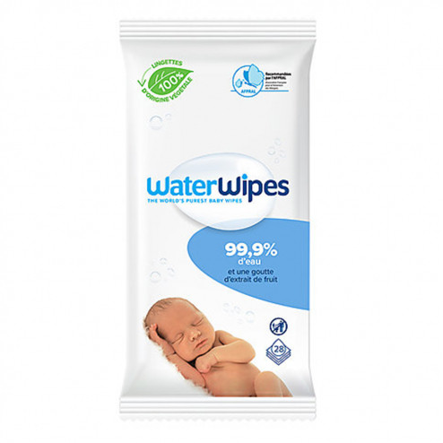 Waterwipes Lingettes Bébé Nomade *28 - Pharmacie Agnès Praden à Alès