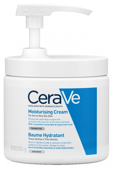 CeraVe Baume Hydratant avec Pompe 454 g - Pharmacie Agnès Praden à Alès