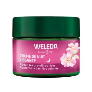 Weleda Crème De Nuit Lissante Rose Musquée & Thé Blanc 40 ml - Pharmacie Agnès Praden à Alès
