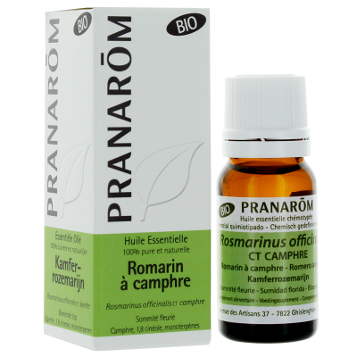 Pranarôm Huile Essentielle Bio Romarin à Camphre 10ml - Pharmacie Agnès Praden à Alès