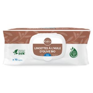 Gifrer Lingettes à l'Huile d'Olive Vierge 70 Lingettes - Pharmacie Agnès Praden à Alès